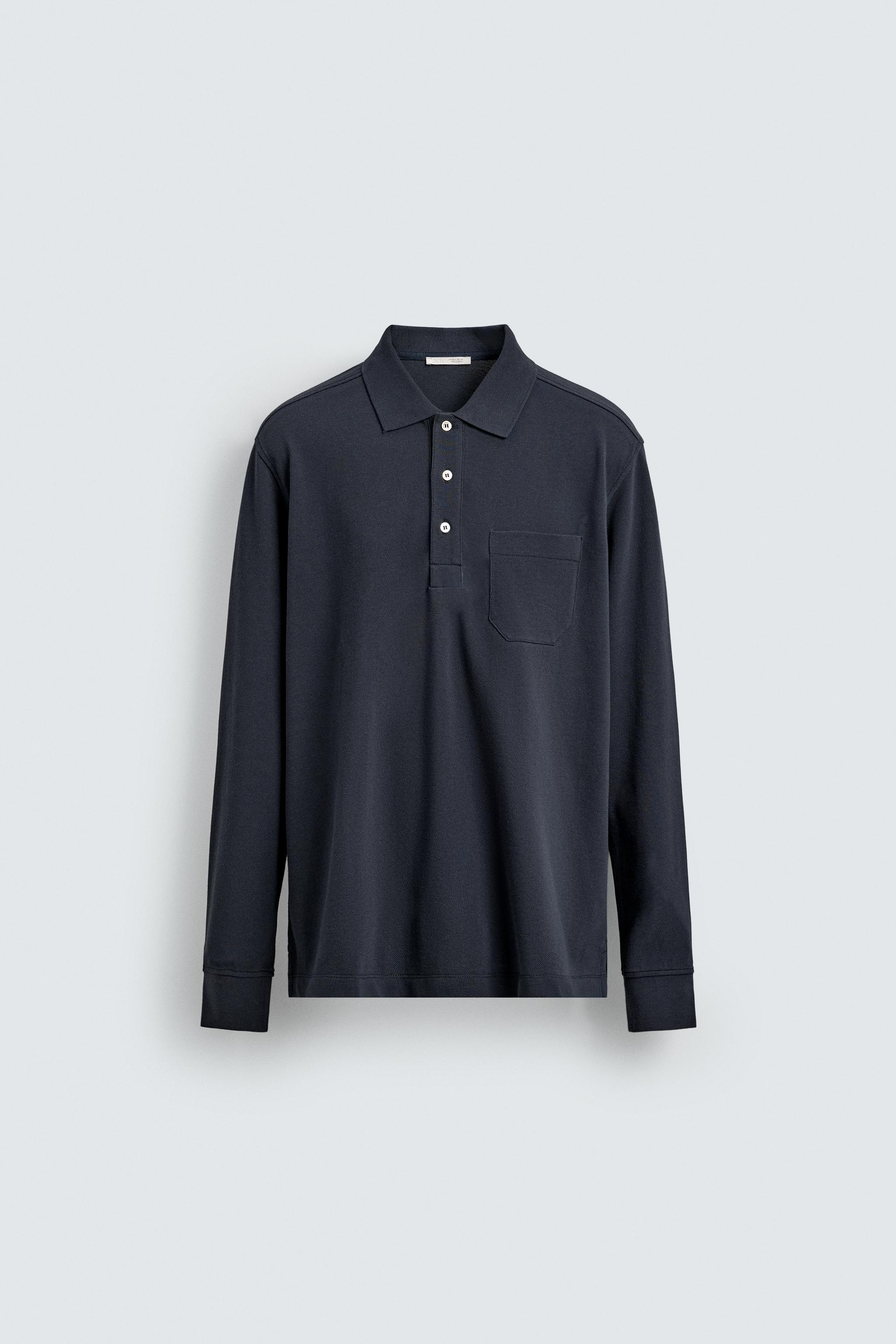 REGULAR FIT PIQUÉ POLO WITH POCKET